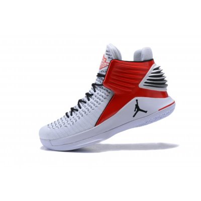 Nike Erkek Air Jordan 32 Beyaz / Kırmızı / Siyah Basketbol Ayakkabısı Türkiye - DC9ZKR8P